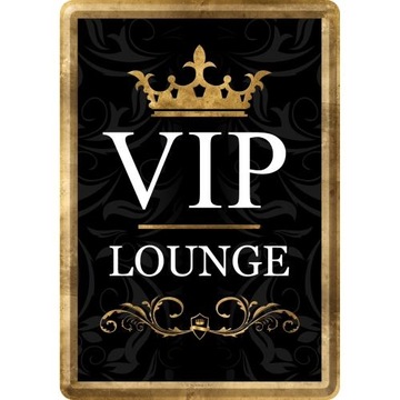 POCZTÓWKA BLASZANA SZYLD 10x14 VIP LONGUE