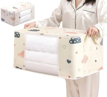 Чехол для большого контейнера для постельных принадлежностей, сумка для одежды, органайзер, одеяло XL на молнии