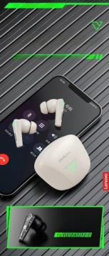 LENOVO XT85 II: ИГРЫ И МУЗЫКА — НАУШНИКИ с ANC и Bluetooth 5.3, белые