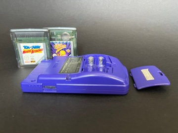 Цветная консоль Nintendo Game Boy + 2 оригинальные игры