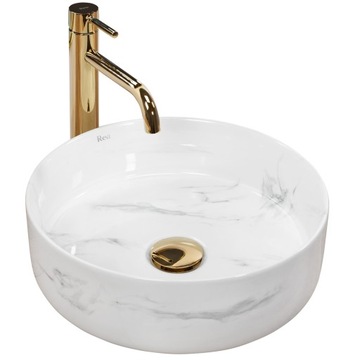 Umywalka Nablatowa ceramiczna SAMI NATURE MARBLE