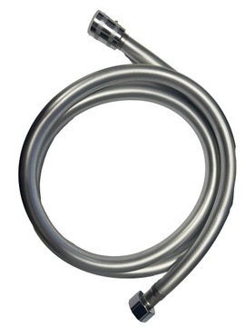 WĄŻ NATRYSKOWY PRYSZNICOWY GŁADKI 150 CM SILVER