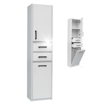 НАСТОЛЬНЫЙ ШКАФ ДЛЯ ВАННОЙ С КОРЗИНОЙ. ширина 30см П 277К