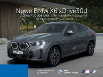 BMW X6 G06 SUV Facelifting 3.0 30d 298KM 2026 BMW X6 xDrive30d 298 KM mHEV - Gotowy do Odbioru - Kamera 360 - Pakiet M P