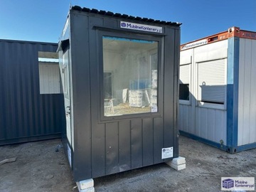 KONTENER STRÓŻÓWKA PORTIERNIA OCHRONA WIDOK NA 4 STRONY