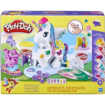 PLAY-DOH CIASTOLINA ZESTAW HASBRO MAGICZNY STYLOWY JEDNOROŻEC F3613