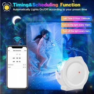 PROJEKTOR LAMPKA RZUTNIK Smart WiFi Alexa