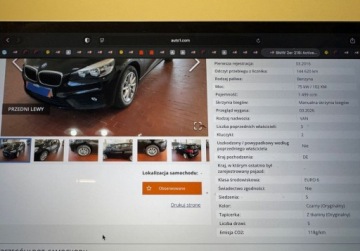 BMW Seria 2 F22-F23-F45-F46 2017 BMW Seria 2 bezwypadek1wlascicielserwis asojak noweorg lakier 1.5 109KM, zdjęcie 28