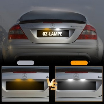 OSVĚTLENÍ TABULKY SPZ LED MERCEDES C W203 C209 W209 A209 R230