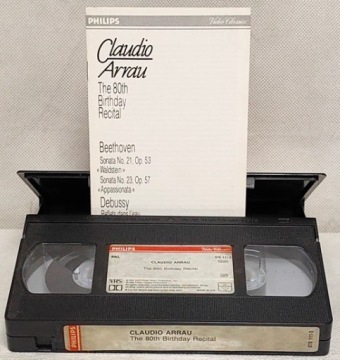 Клаудио Аррау. VHS-кассета