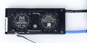 Smart BMS HEYO 16S 80A Balanser, BT, 3.7V