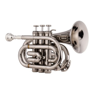 Mini Pocket Trumpet Bb Flat Brass Material Wind