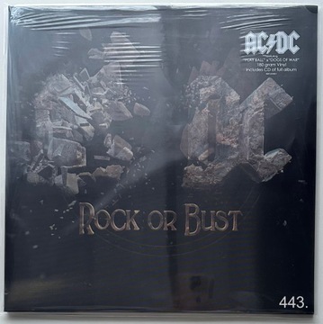 AC/DC Rock or Bust Całość jak nowa 3D winyl LP 12' long