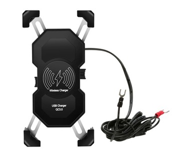 ДЕРЖАТЕЛЬ ДЛЯ ТЕЛЕФОНА ИНДУКТИВНОЕ ЗАРЯДНОЕ УСТРОЙСТВО 15 Вт USB QC3.0