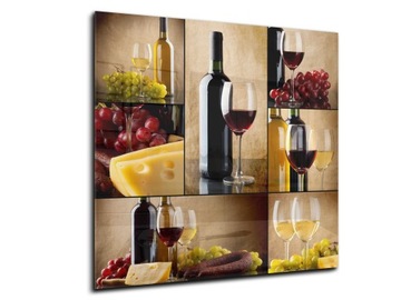 płytki ścienne hartowane kuchnia 60x60 winogrono