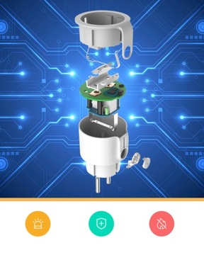 Набор из 4 шт. SMART PLUG WIFI ВАТТМЕТР-ТАЙМЕР РАЗЪЕМА