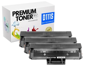 3x TONER DO SAMSUNG Xpress M2020 M2020W M2022W M2026 M2070W MLT-D111S XL
