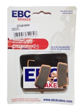 Klocki hamulcowe EBC CFA616HH metaliczne AVID SRAM