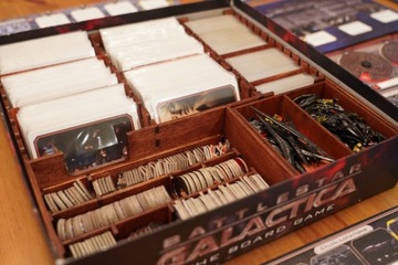 ДЕРЕВЯННЫЕ ВСТАВКИ ДЛЯ ИГРЫ BATTLESTAR GALACTICA