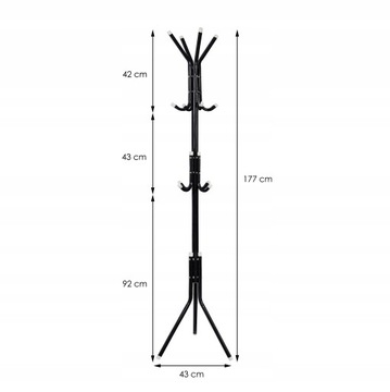 НАПОЛЬНАЯ ВЕШАЛКА, ОДЕЖДА, МЕТАЛЛ, СТАБИЛЬНАЯ ПОДСТАВКА