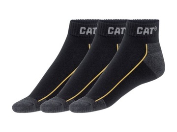Skarpety Stopki Robocze CAT Caterpillar ROBUST WORK SNEAKERS 3 Pary 39-42