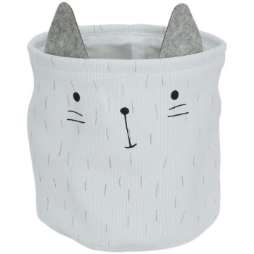 KOSZYK KOSZ DLA DZIECI MOTYW ZWIERZĄTKA Ø30 BIAŁY