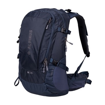 Plecak Alpinus Muddus 30 L granatowy H2O, System nośny ADS, góry, pokrowiec