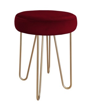 Taboret Venus HAIRPIN noga złota MG31