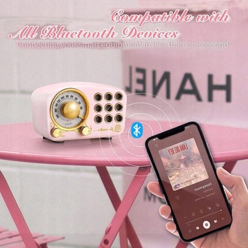 Старое радио с Bluetooth-динамиком.