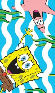 Ręcznik Dziecięcy Mały do Rąk Twarzy SPONGEBOB