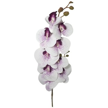 Storczyk Orchidea Gałązka 100 cm 9 kwiatów Gumowany jak żywy do wazonu