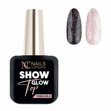 SHOW GLOW TOP ROSE GOLD Nails Company 11ml