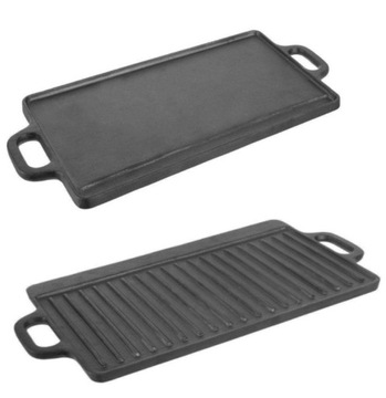 Płyta GRILLOWA żeliwna patelnia dwustronna 45,5x23