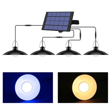 LAMPA SOLARNA WISIORKI ŚWIATŁO WODOODPORNOŚĆ IP65