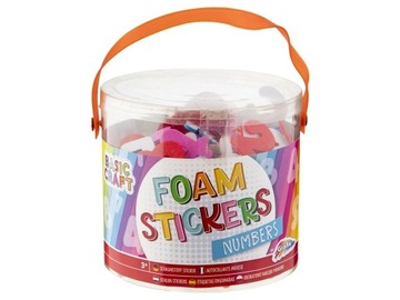 NAKLEJKI Z PIANKI NAKLEJKI LITERKI DLA DZIECI