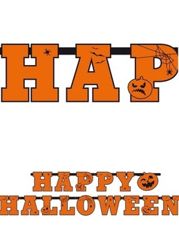 Girlanda na Halloween BANER HALLOWEEN