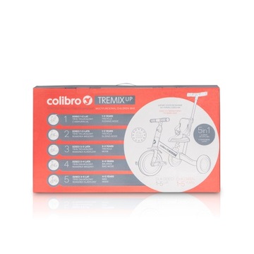 ДЕТСКИЙ Трёхколесный велосипед COLIBRO TREMIX UP 5в1