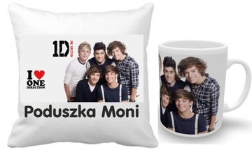 ONE DIRECTION ZESTAW PODUSZKA+KUBEK+IMIĘ