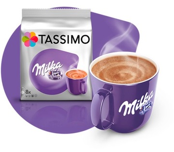 Kapsułki TASSIMO MILKA 5 x 8 KARTON