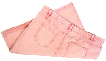 TU spódnica damska jeans ołówkowa PINK midi 46