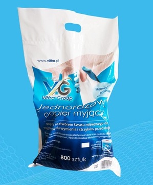 Ręczniki myjąco-dezynfekujące do wymion
