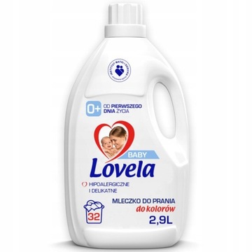 Lovela Baby Mleczko do prania do kolorów 0+ 2,9L