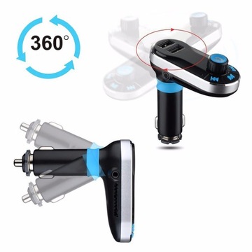 FM-ПЕРЕДАТЧИК 2x USB Bluetooth MP3 SD AUX ФУНКЦИОНАЛЬНЫЙ ПРИВОД