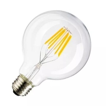 ŻARÓWKA LED 8W E27 G95 3000K FILAMENT 800lm