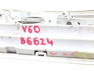 MASKA MŘÍŽKA CHLADIČŮ STŘEDNÍ  CHRÓM VOLVO V60 I S60 II 30795039