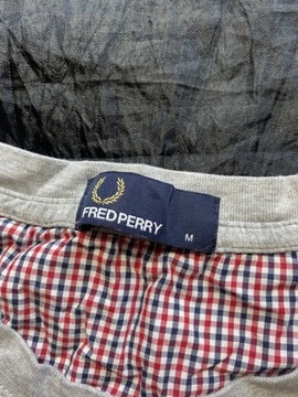 FRED PERRY/ ORYGINALNY SZARY T SHIRT /M