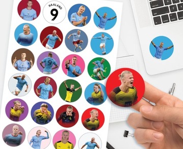 НАБОР НАКЛЕЙКОВ + ТАТУ ДЛЯ ДЕТЕЙ ERLING BRAUT HAALAND КАЧЕСТВА