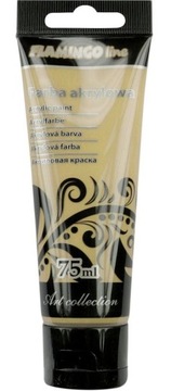 Farba akrylowa KREMOWA PASTELOWA 75ml Flamingo Line 417942