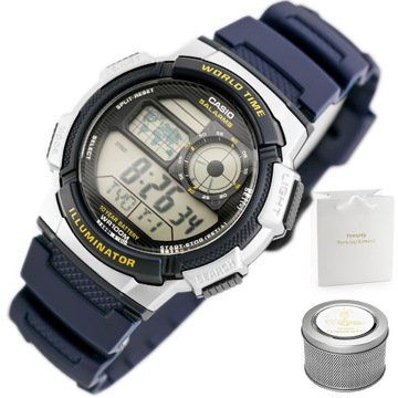 CASIO ZEGAREK DLA CHŁOPCA KOMUNIA +BOX