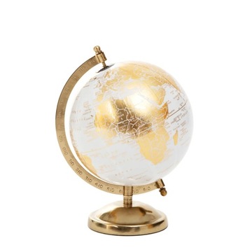 Globus dekoracyjny GLOBE złoty 18x15x25 cm HOMLA